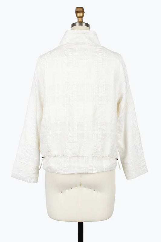 Damee Plaid Net full Zip Jacket 5046