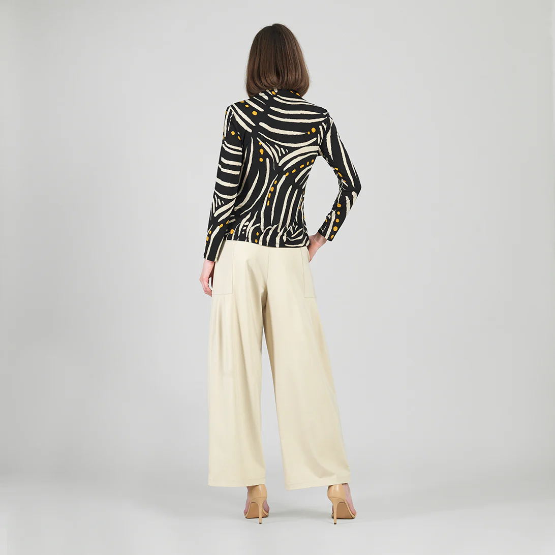 Clara Sunwoo Dotted Stripe Top T113LP7