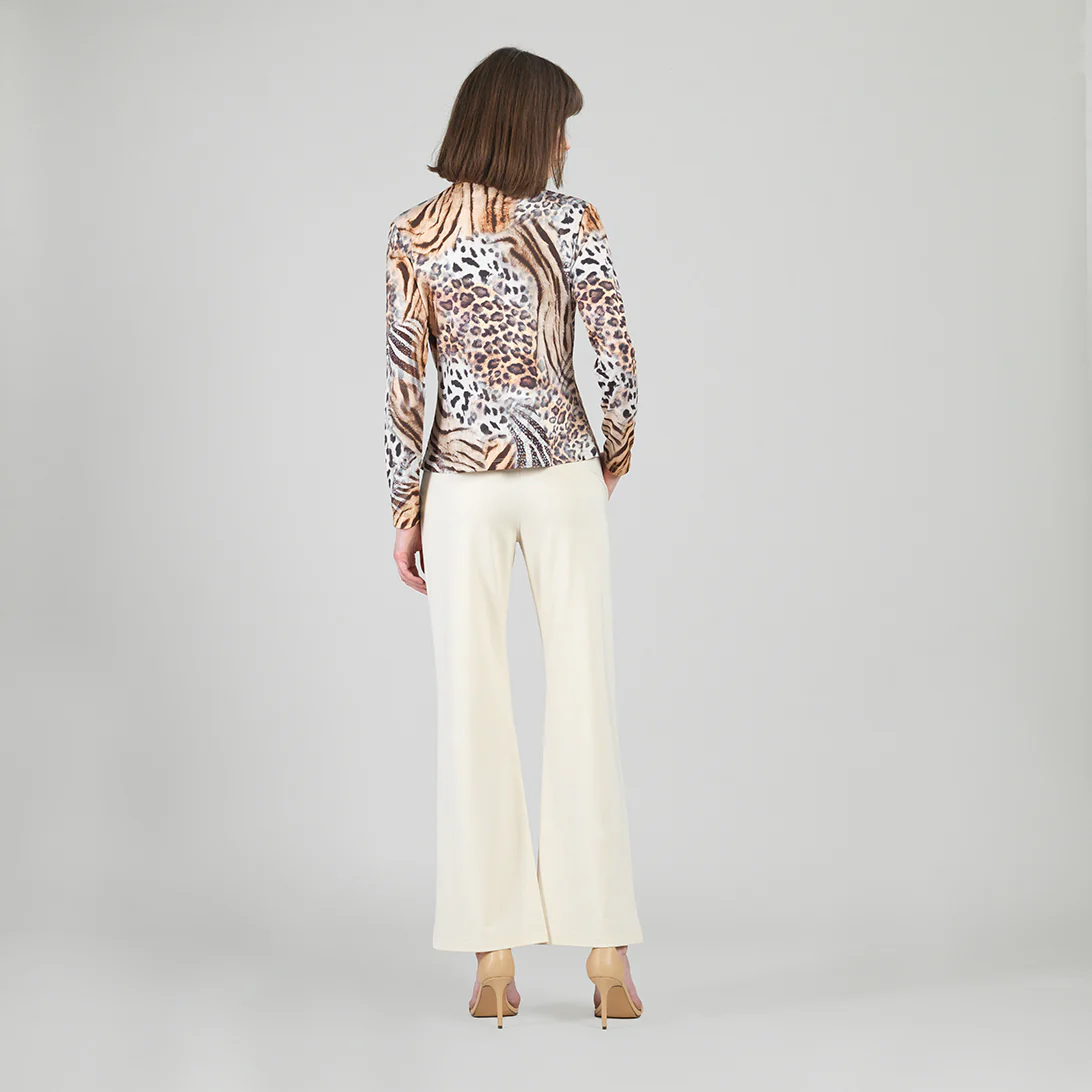 Clara Sunwoo Drape Neck Top T425P2