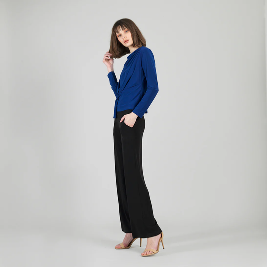 Clara Sunwoo Drape Neck W/Loop Top T425