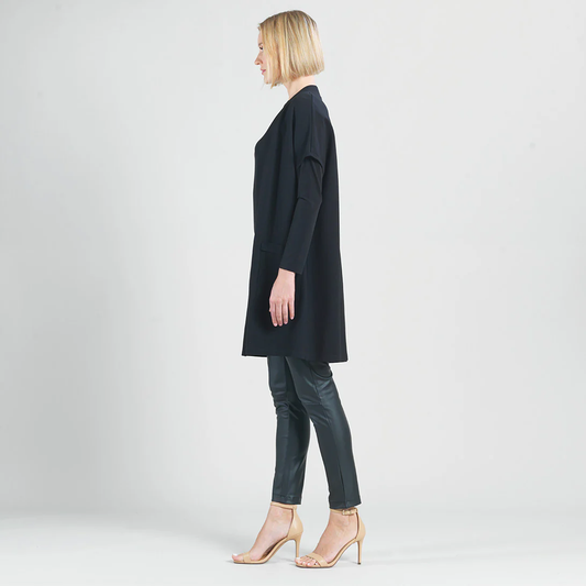 Clara Sunwoo Ponte Knit Cap Slv Vest VPJK