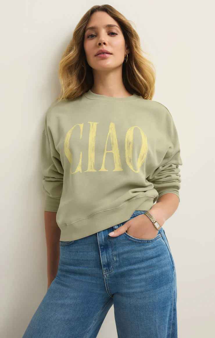 Z Supply Ciao First Date Sweatshirt GT261457S