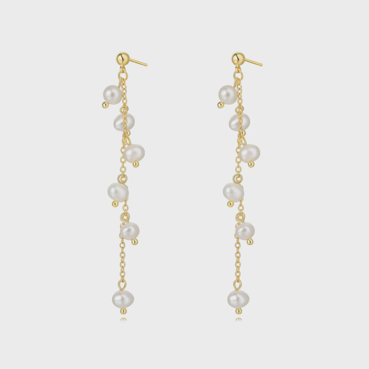Sahira Melanie Pearl Drop Earring MPDE1SJD