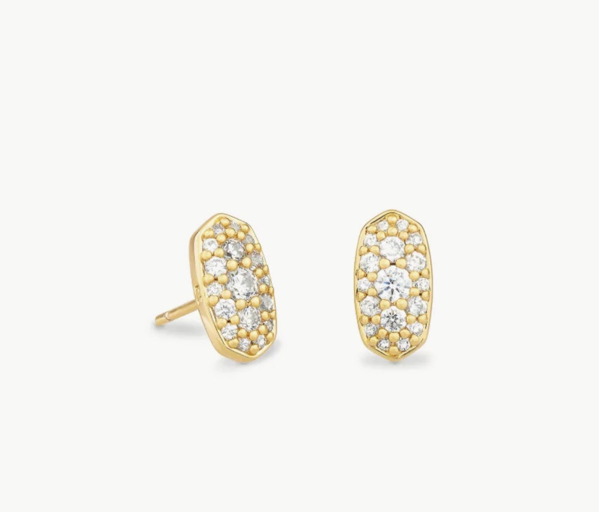 GRAYSON CRYSTAL STUD EARRINGS