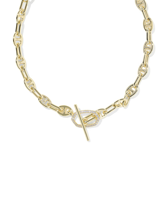KENDRA SCOTT ELISA TOGGLE LINK AND CHAIN NECKLACE