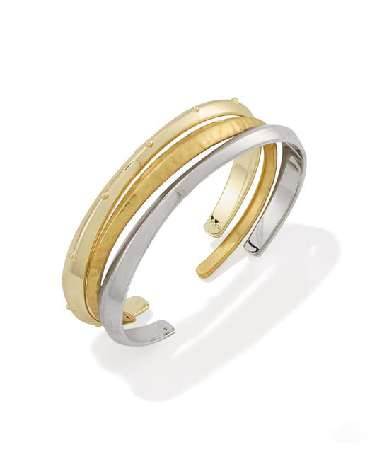 KENDRA SCOTT OAKLAND SET OF 3 CUFF BRACELETS