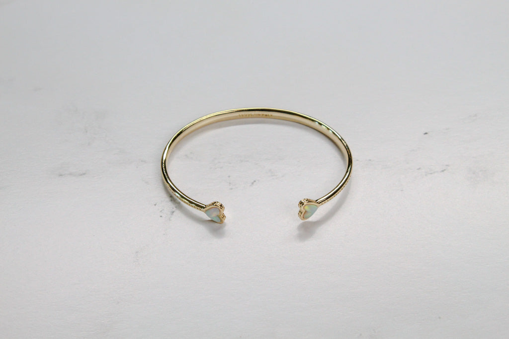 FRAMED ARI HEART CUFF BRACELET