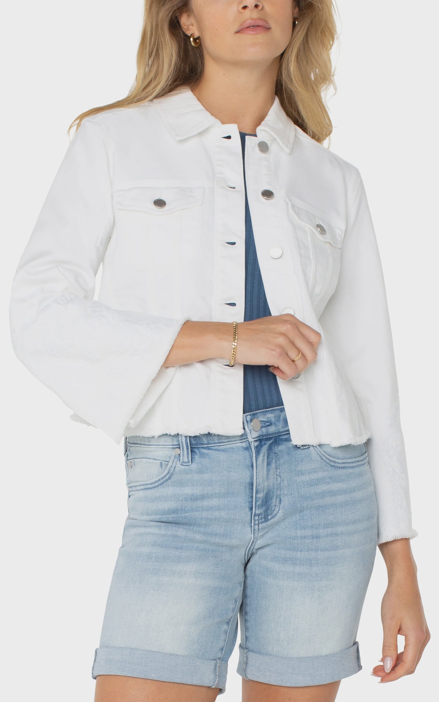 Liverpool Jacket W/Fray LM1050QY