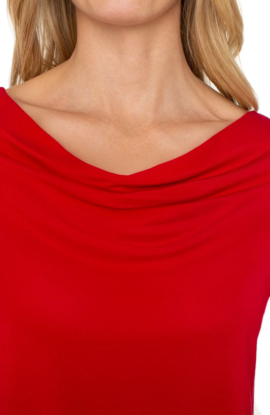 Liverpool Draped Neck Top LM8D24KB02
