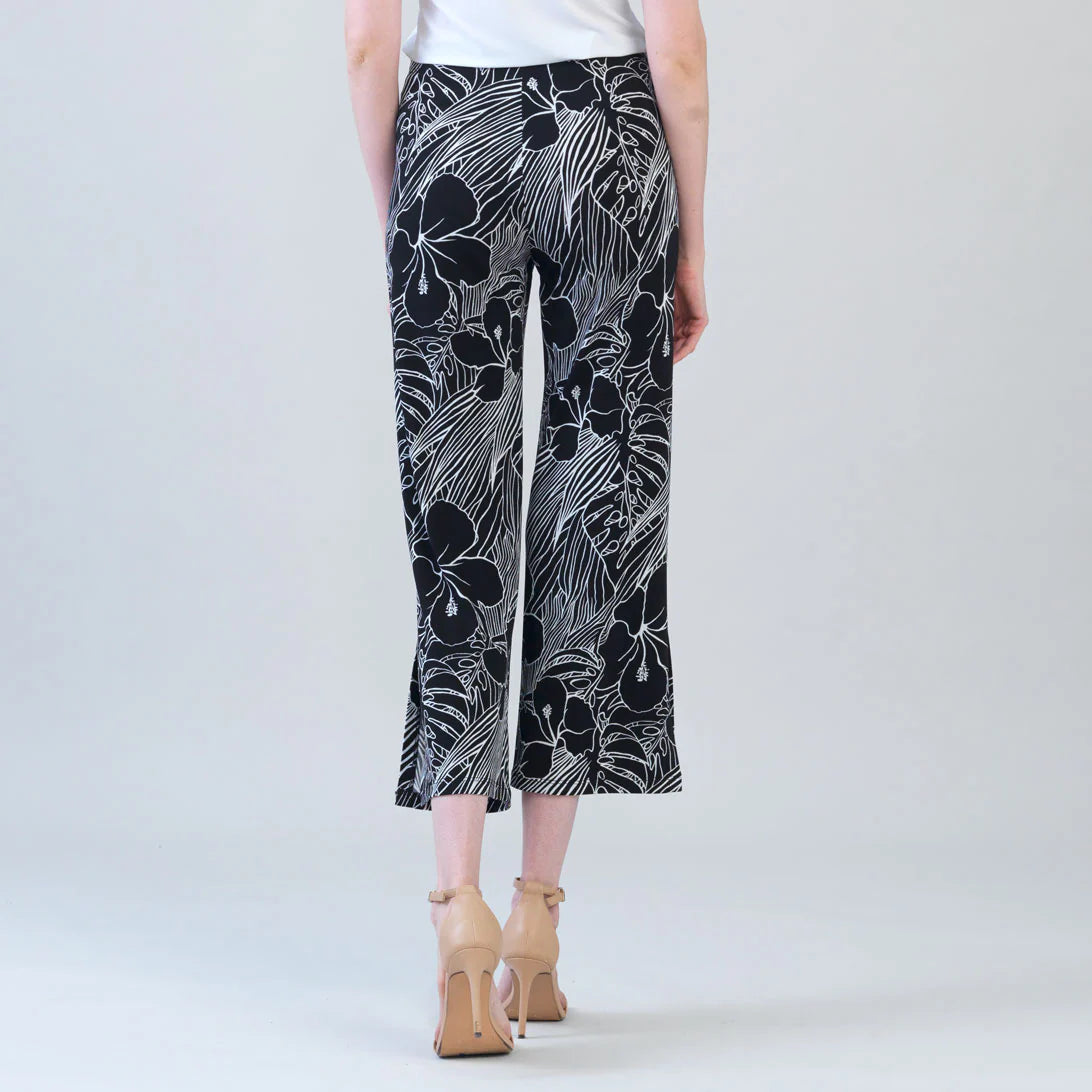Clara Sunwoo Floral Print Ankle Pant PT28P25