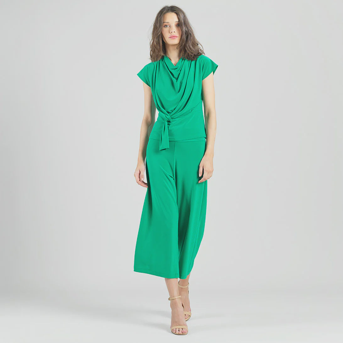Clara Sunwoo Drape Neck Top T293