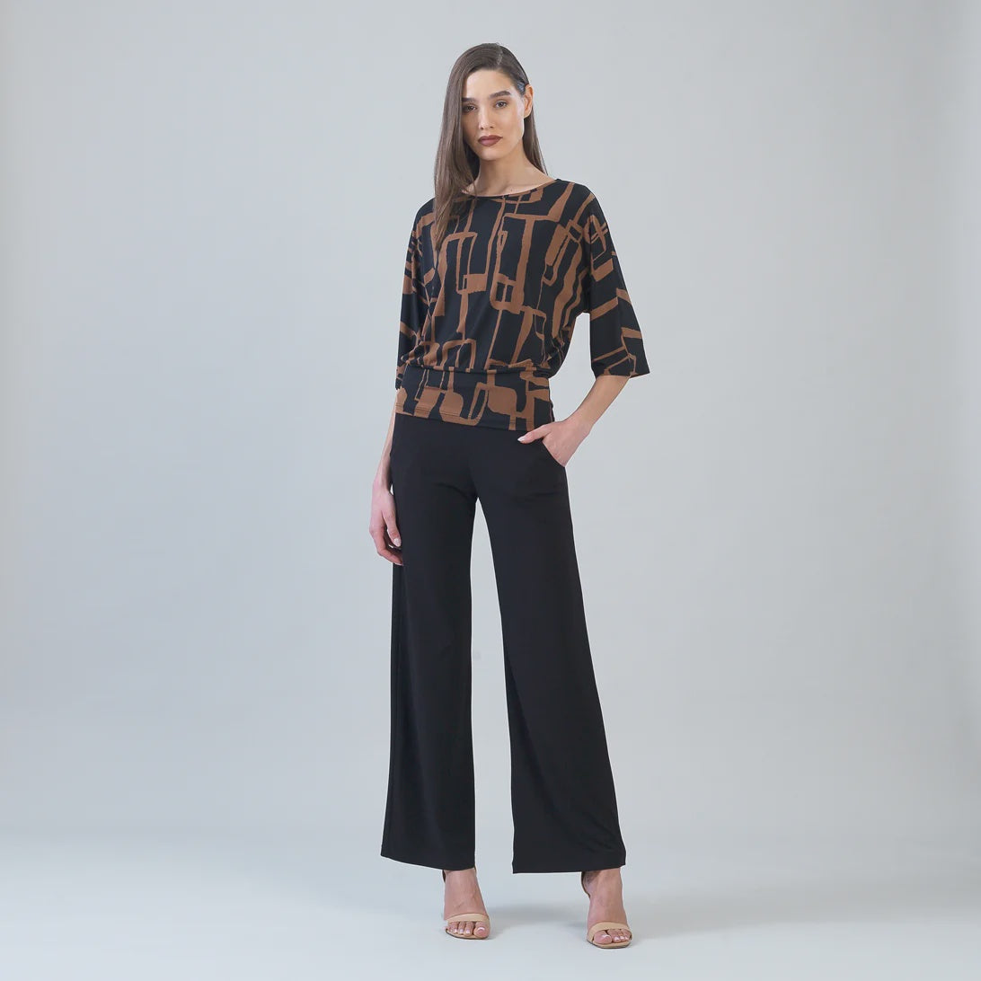 Clara Sunwoo Geo Chain Print Top T343P23