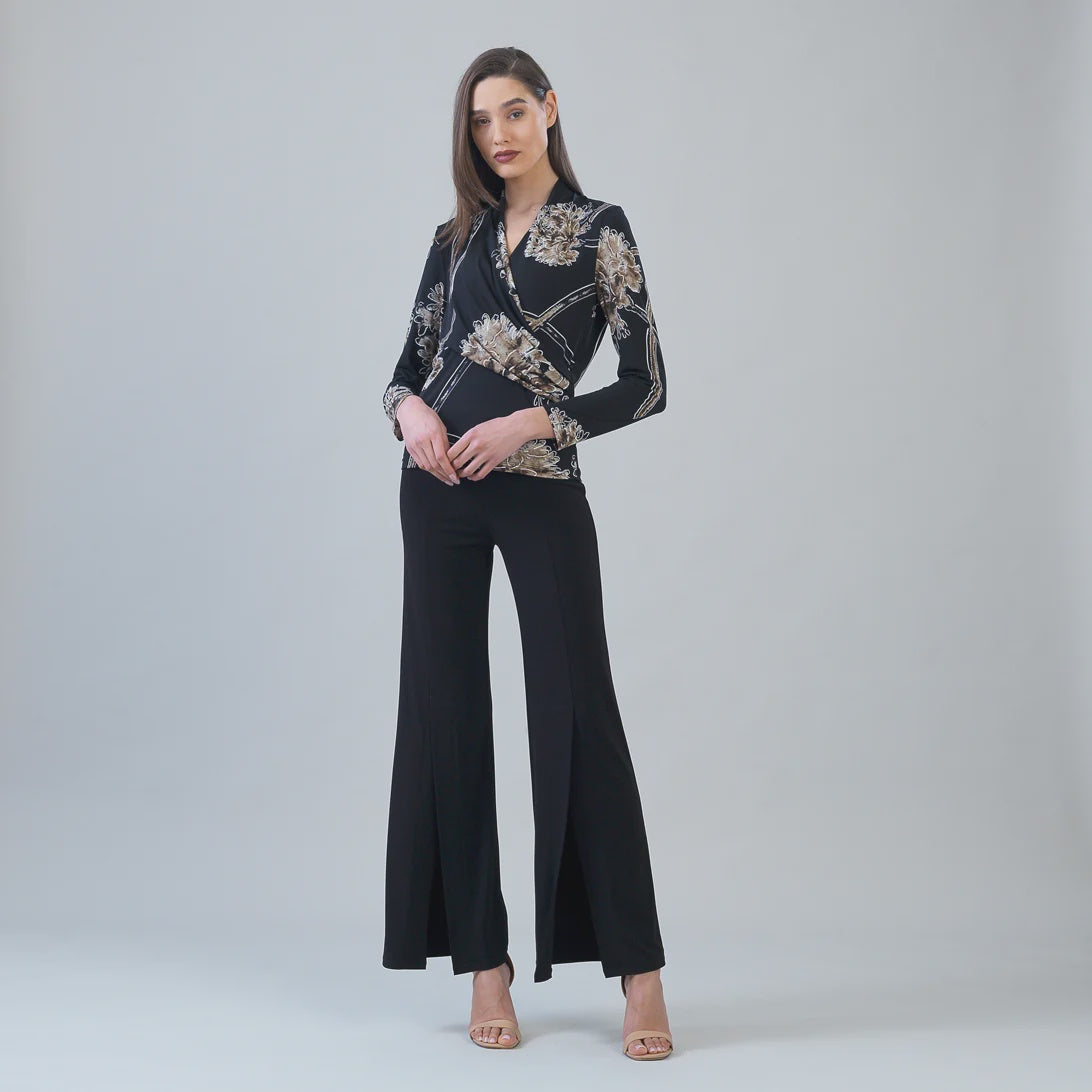 Clara Sunwoo Mum Print Draped Top T415LP7
