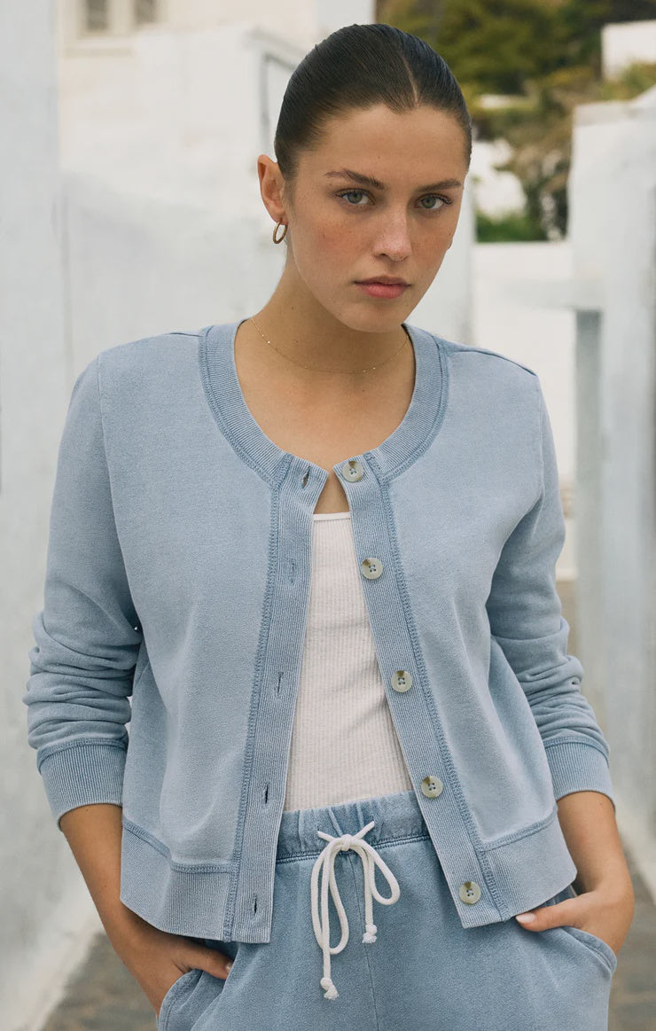 Z Supply Knit Denim Cardigan ZT253221