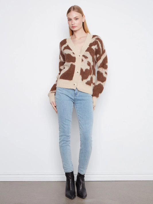 Charlie B Drop Shoulder Cardigan C2164/809C