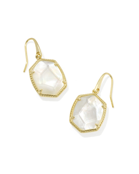 KENDRA SCOTT DAPHNE FRAME DROP EARRINGS