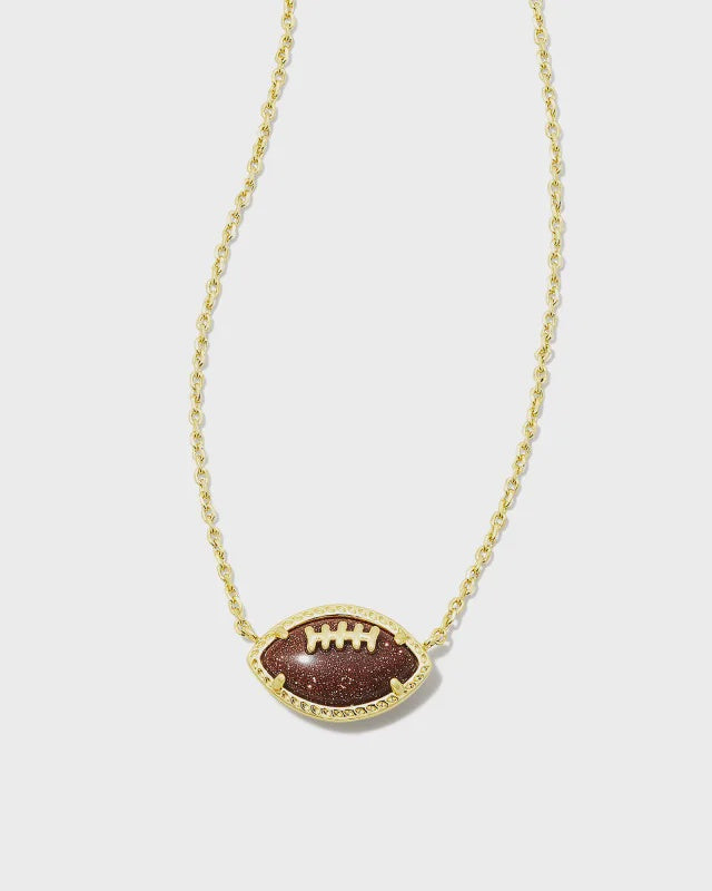 FOOTBALL SHORT PENDANT NECKLACE