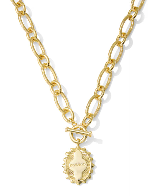 KENDRA SCOTT MAMA LINK AND CHAIN NECKLACE