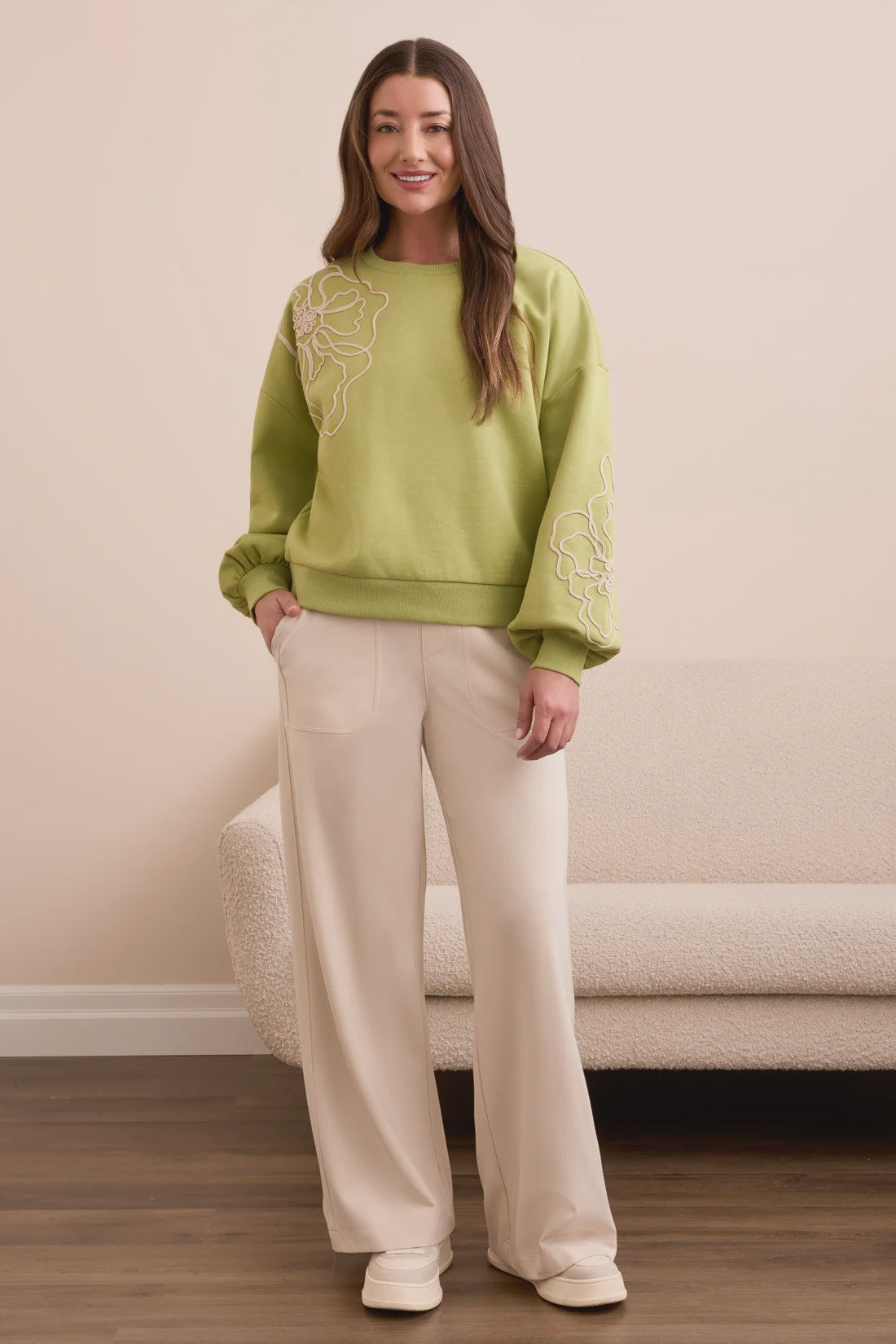 Tribal L/S French Terry Embroidered 2337O-8327