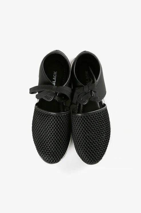 All Black Footwear Amazing Mesh 15059