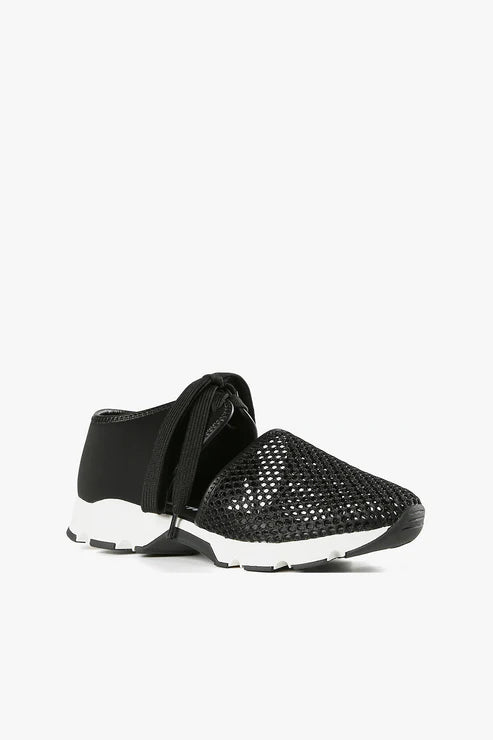 All Black Footwear Amazing Mesh 15059