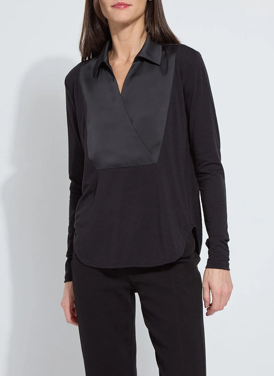 Lysse Pietra Shirt Collar Top 23-3672-M4