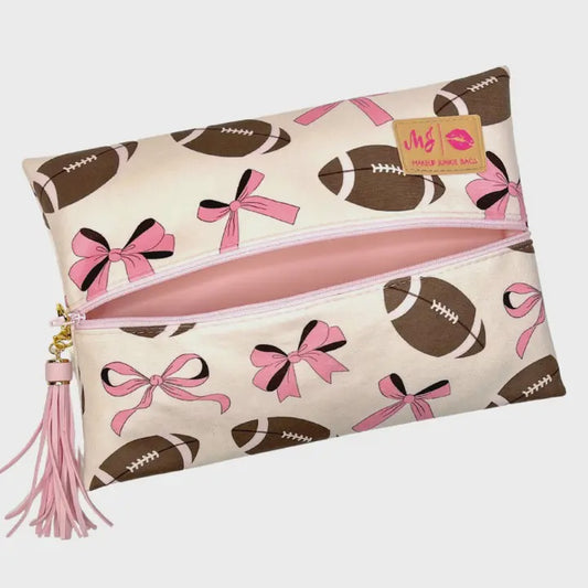 Makeup Junkie Football Pink Small
