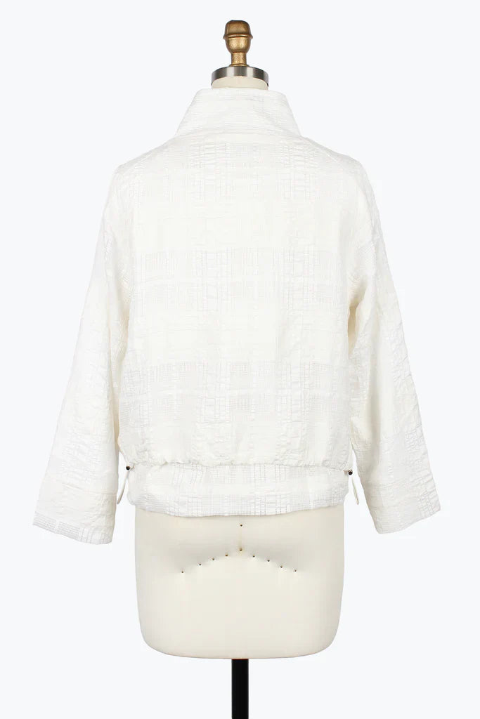 Damee Plaid Net full Zip Jacket 5046