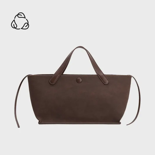 Milie Bianco Jill Suede Tote 8101470671