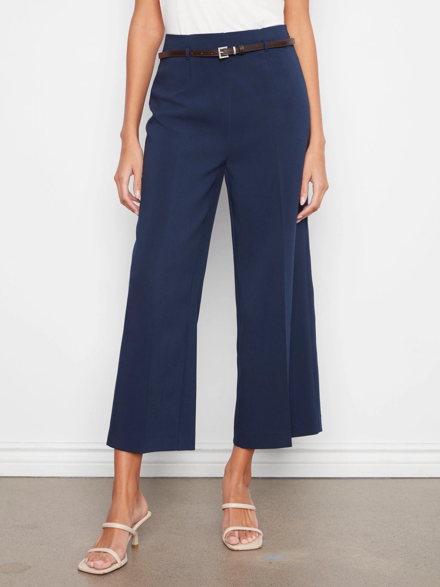 Charlie B Belted Trousers C5723/838B