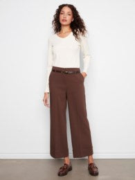 Charlie B Dressy Casual Belted Pant C5809/838B