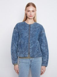 Charlie B Quilted Bomer Jacket C6409/728C