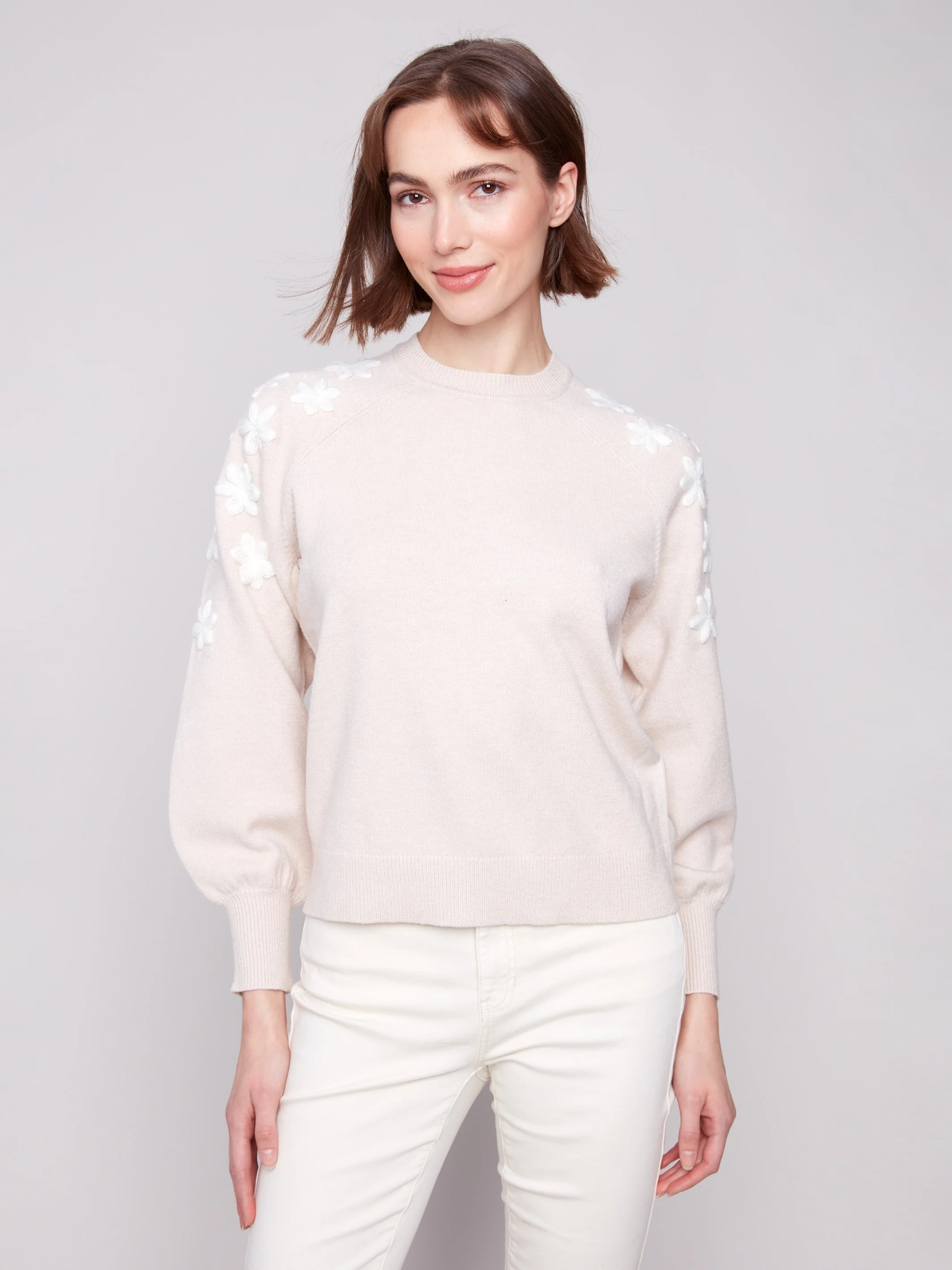 Charlie B Crew Neck Sweater C2850E/ 974A