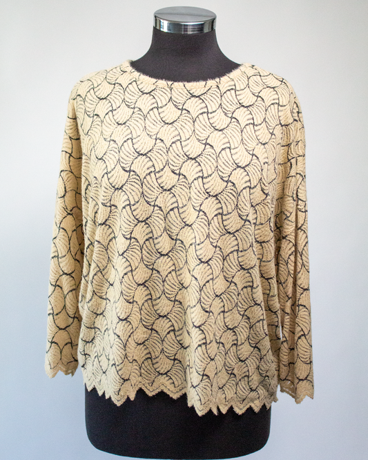 Clara Sunwoo Fan Print Sweater T93WR