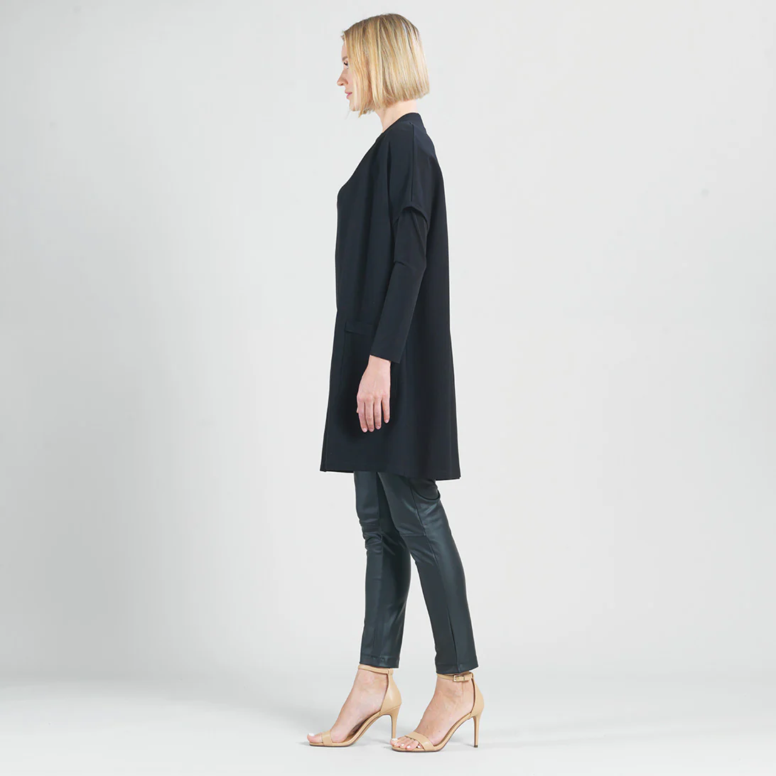 Clara Sunwoo Ponte Knit Cap Slv Vest VPJK