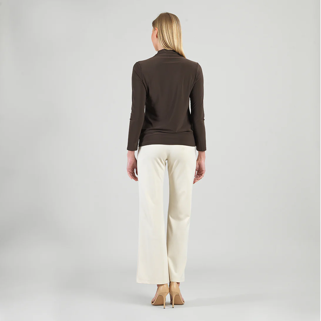 Clara Sunwoo Mock Neck Top T215