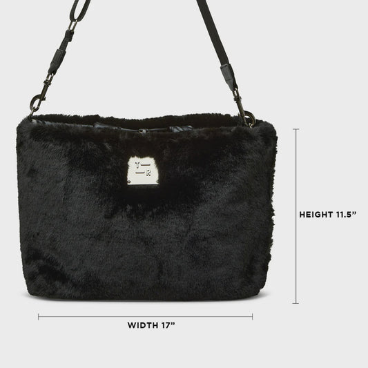 Think Royln Duplex- Reversible Faux Fur Tote