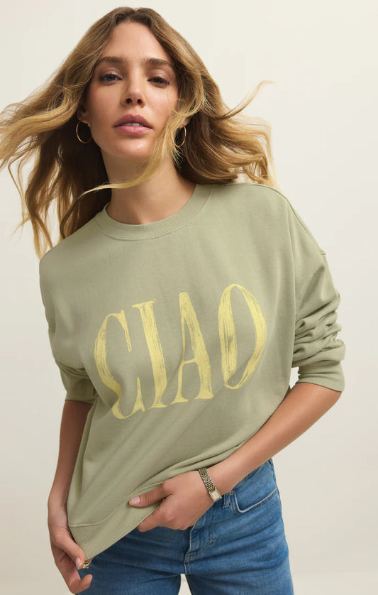 Z Supply Ciao First Date Sweatshirt GT261457S