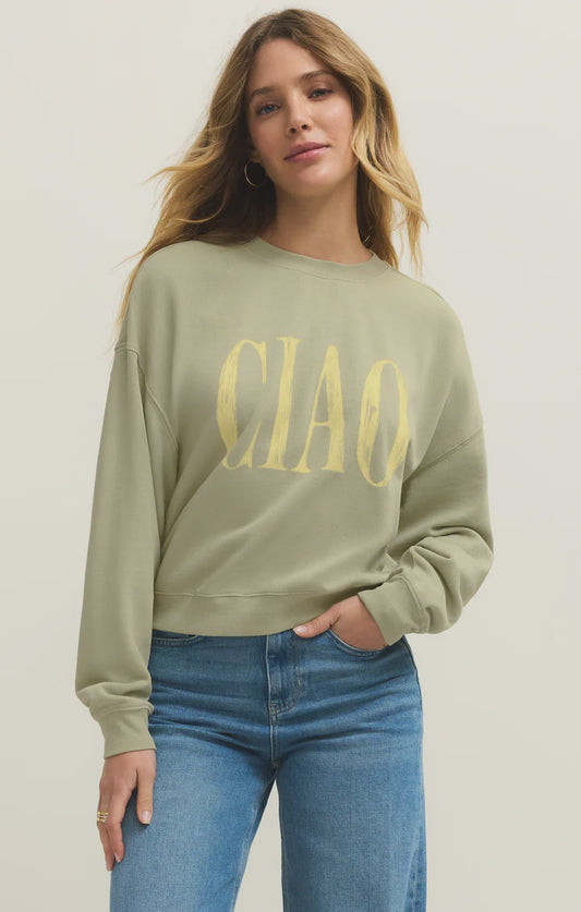 Z Supply Ciao First Date Sweatshirt GT261457S