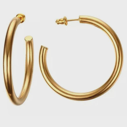 Sahira Clara Gold Hoop CL1GESJD