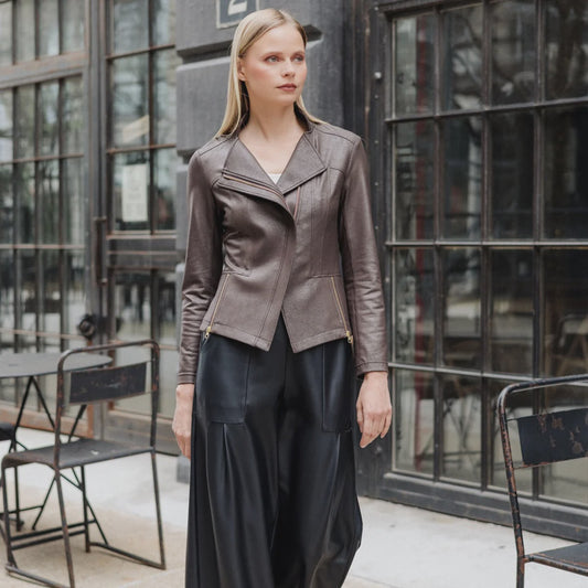 Clara Sunwoo Classic Leather Jacket JK161