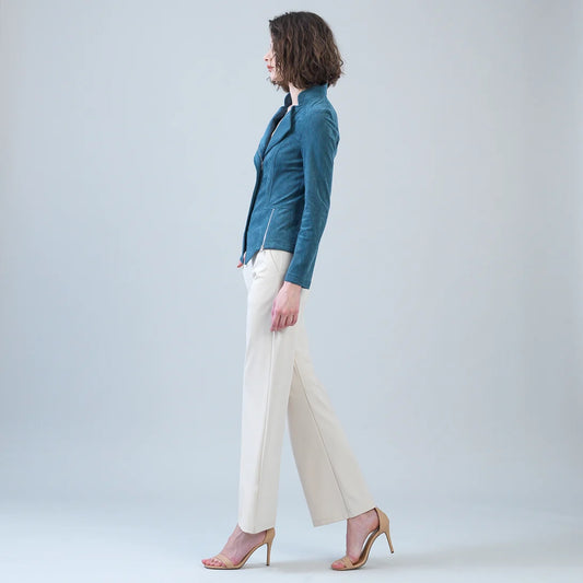 Clara Sunwoo Classic Soft Suede Jacket JK161W