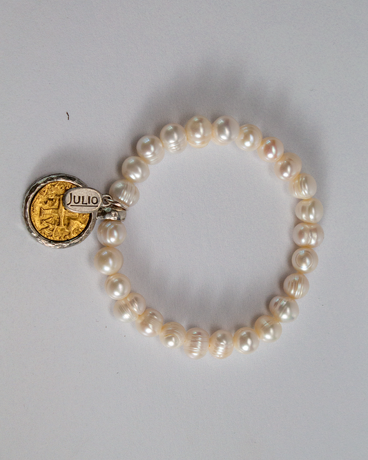 Julio Designs Fairy Freshwater Pearl Bracelet