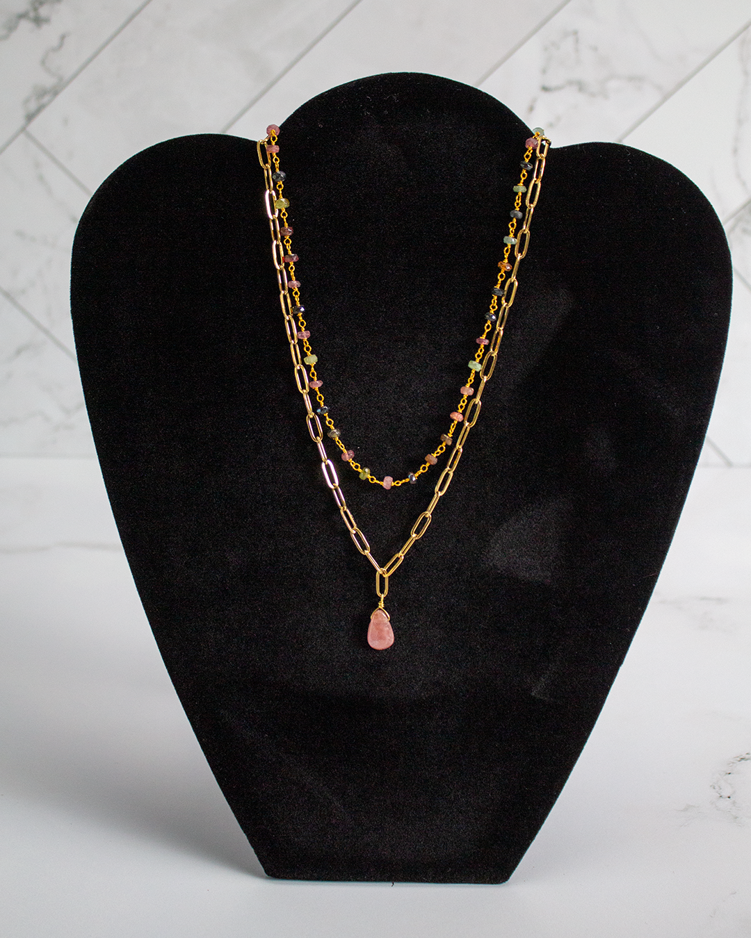 Julio Designs Fanta Gemstone Necklace