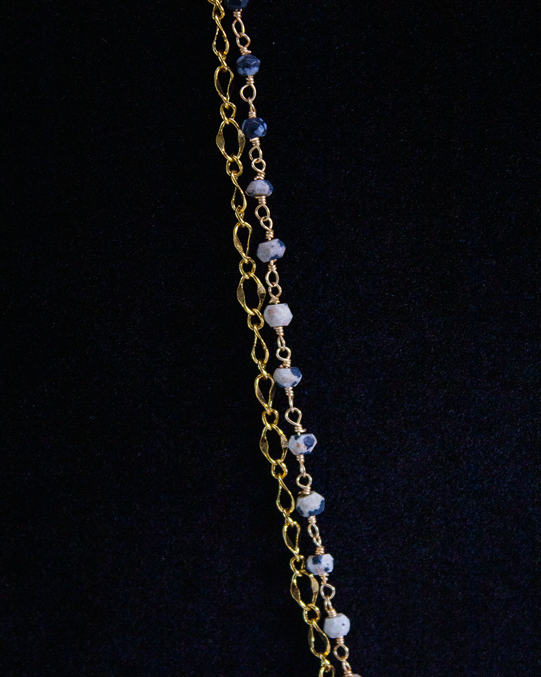 Julio Designs Greta Jasper & Filigree Necklace