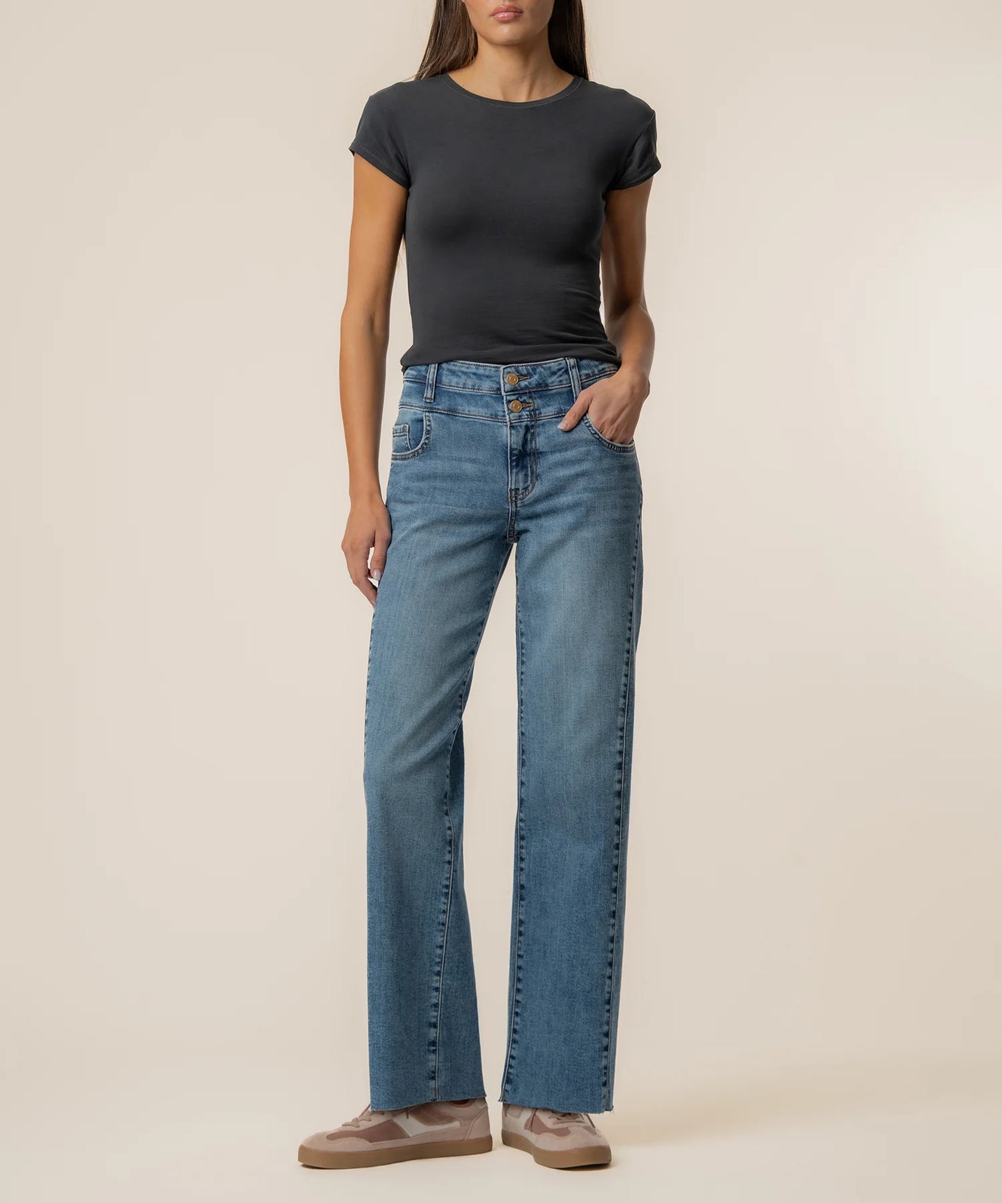 Kut Charlotte High Rise Wide KG2442MA1L