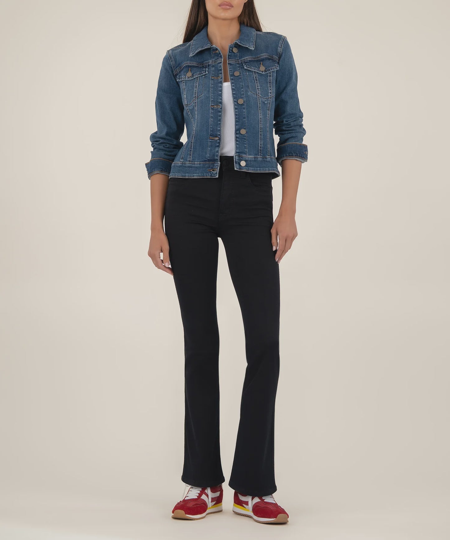 Kut Julia Crop Denim Jacket KJ1891MA6