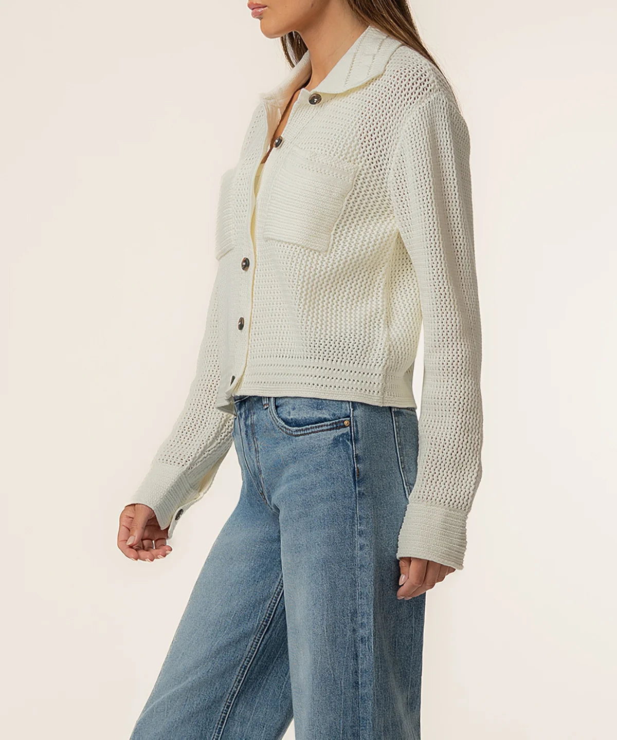 Kut Elena Button Front Sweater KJ67601