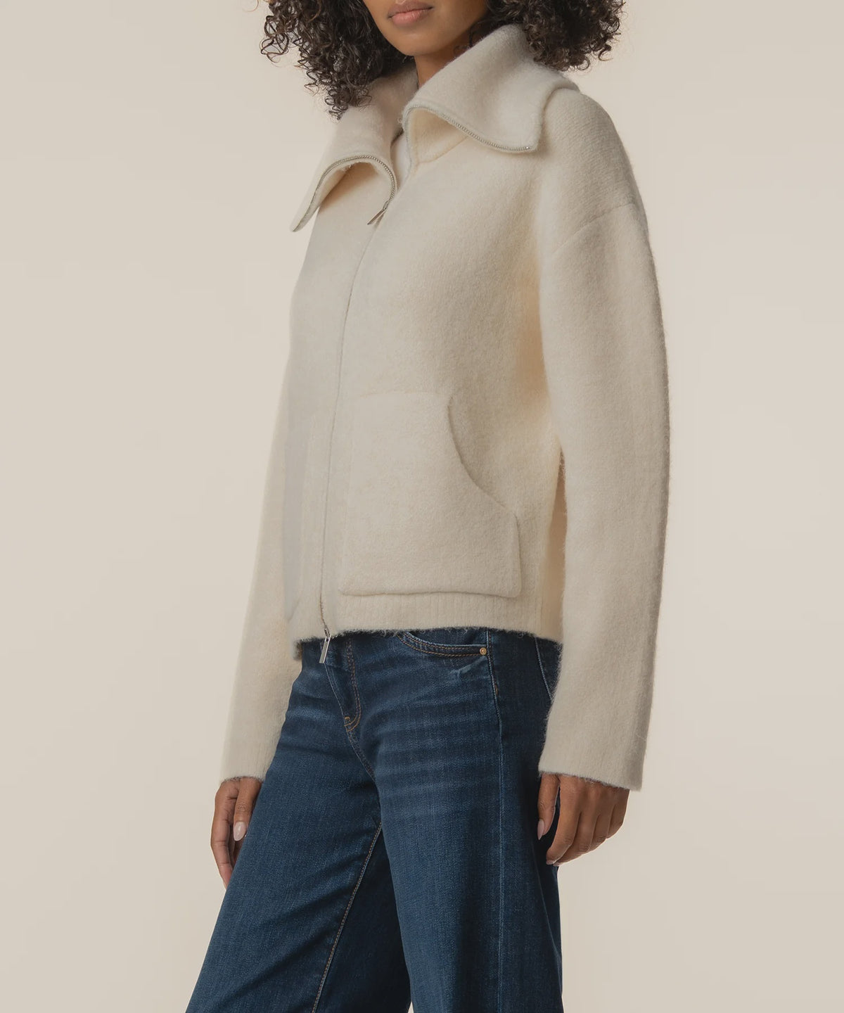 Kut Rue Zip Up Sweater KJ67801