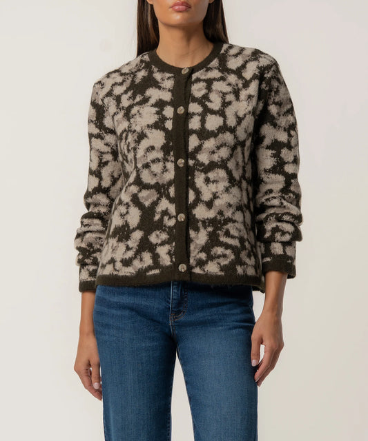 Kut Sadie Animal Print Sweater KS42101
